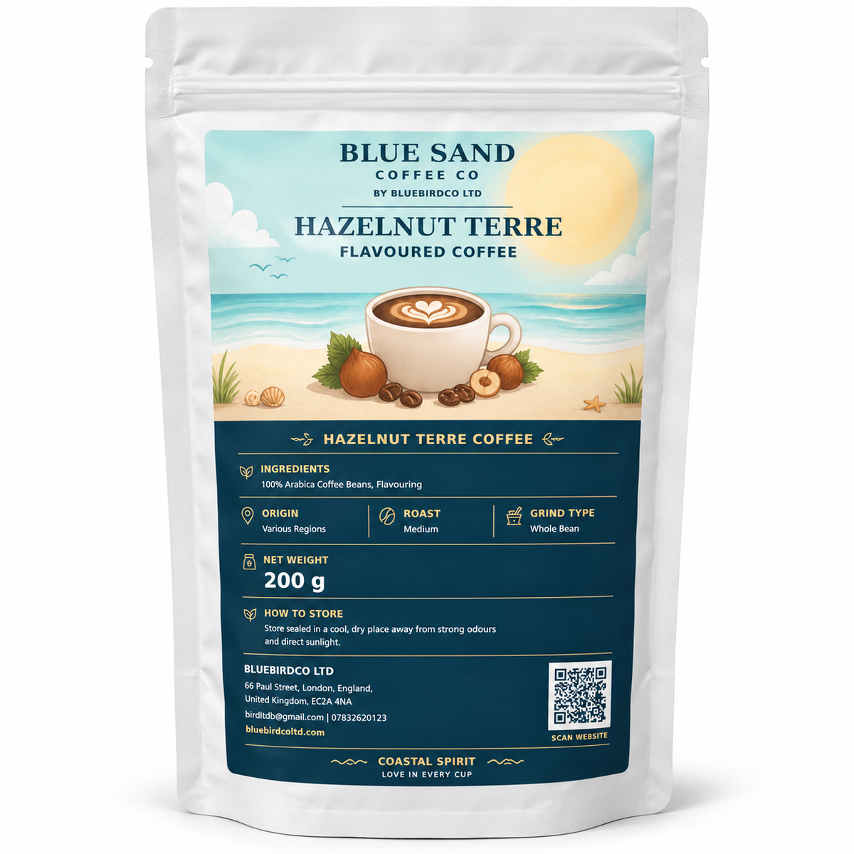 Hazelnut Terre - Hazelnut Flavoured Coffee