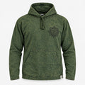 XLarge Stone Washed Hoody Shirt Kangaroo Pocket - Vintage Teal