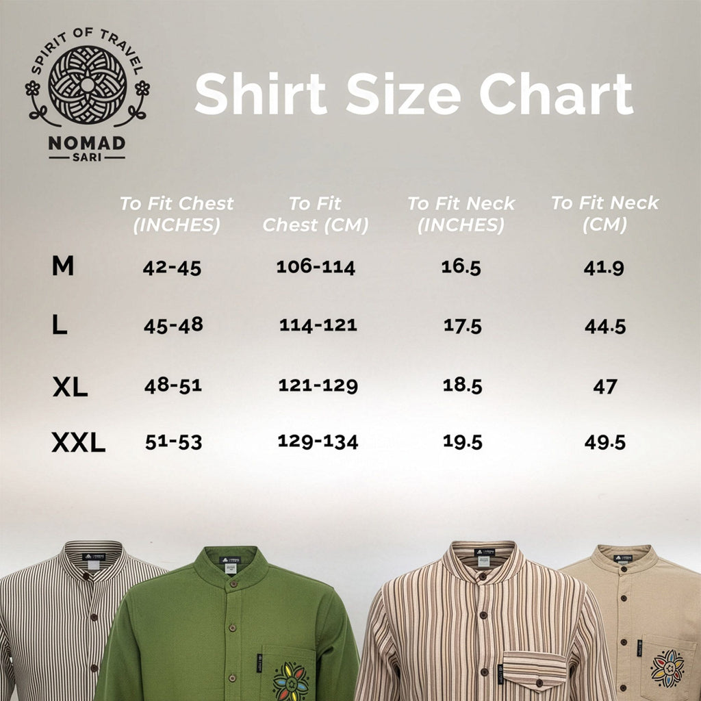 Nomad Sari Kathmandu Shirt - Indigo - XXL