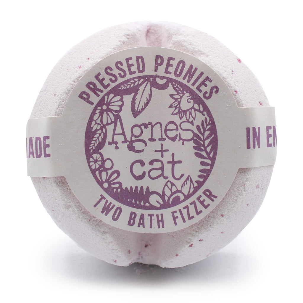 Agnes + Cat Bath Fizzer - Pressed Peonies
