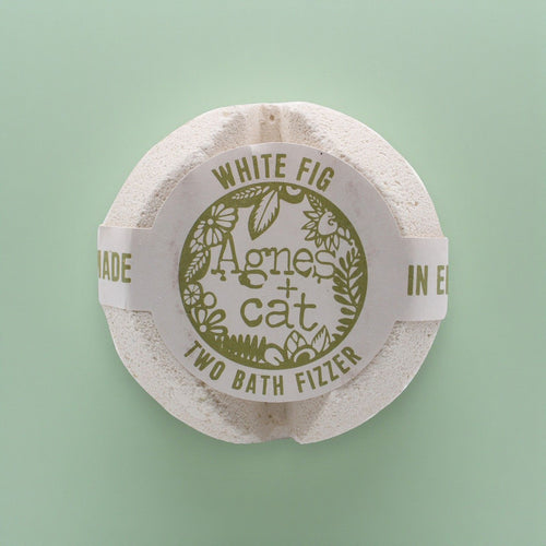 Agnes + Cat Bath Fizzer - White Fig