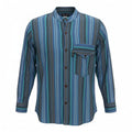 Nomad Sari Grandad Shirt - Turquoise - XL