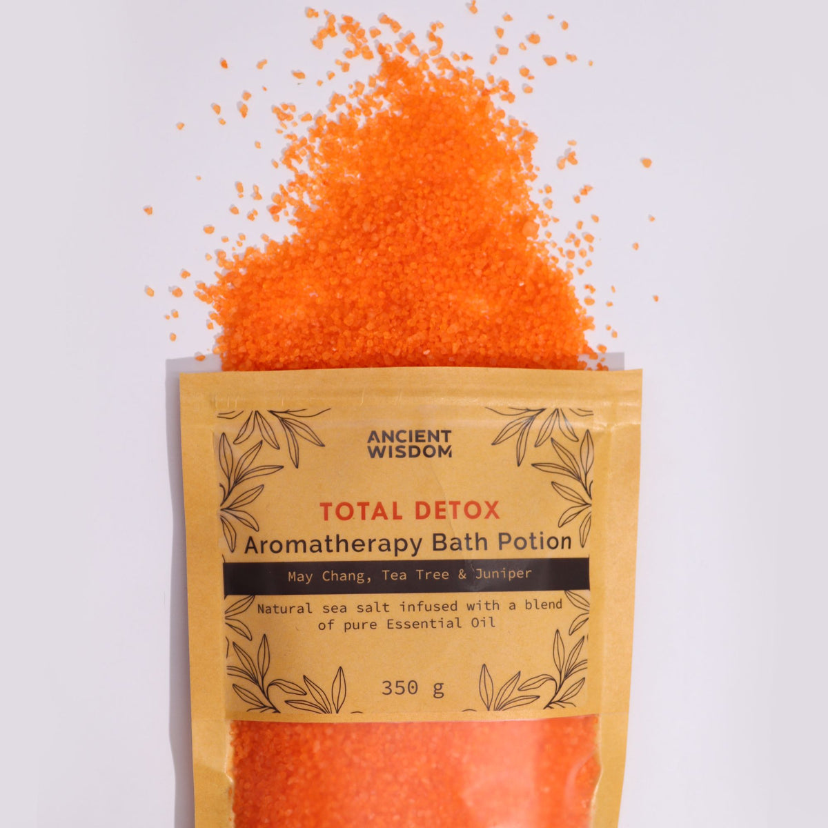 Aromatherapy Bath Potion in Kraft Bag 350g - Total Detox