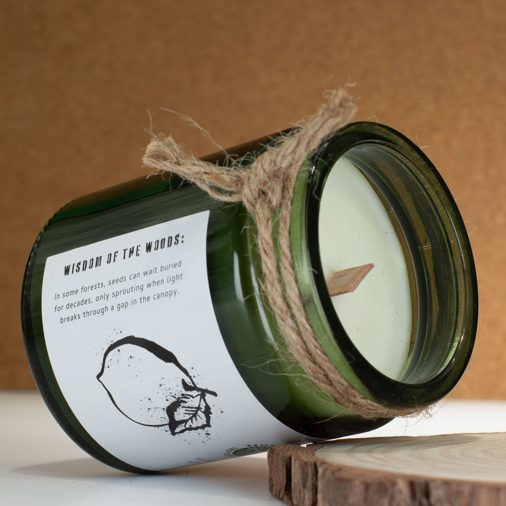 Greenman Woodwick Soy Candle - Cedar Citrus