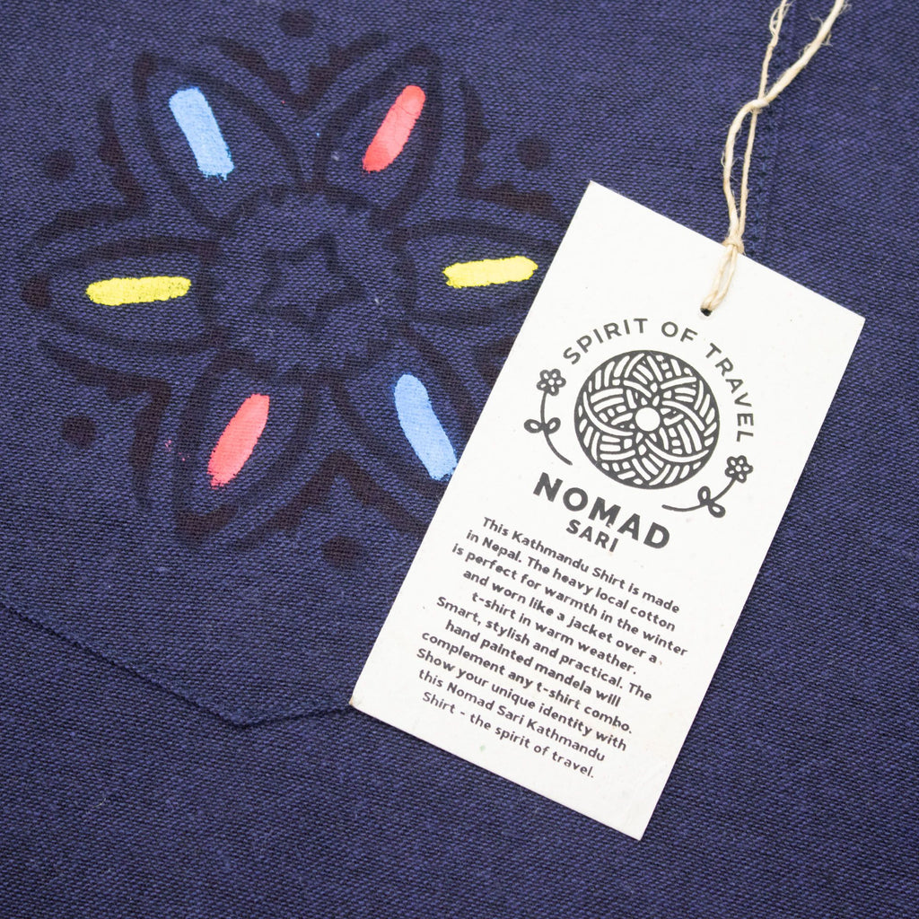Nomad Sari Kathmandu Shirt - Indigo - XL