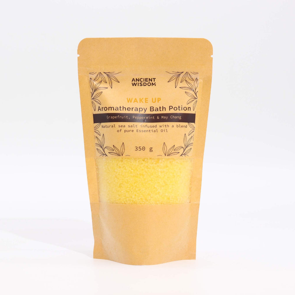 Aromatherapy Bath Potion in Kraft Bag 350g - Wake Up