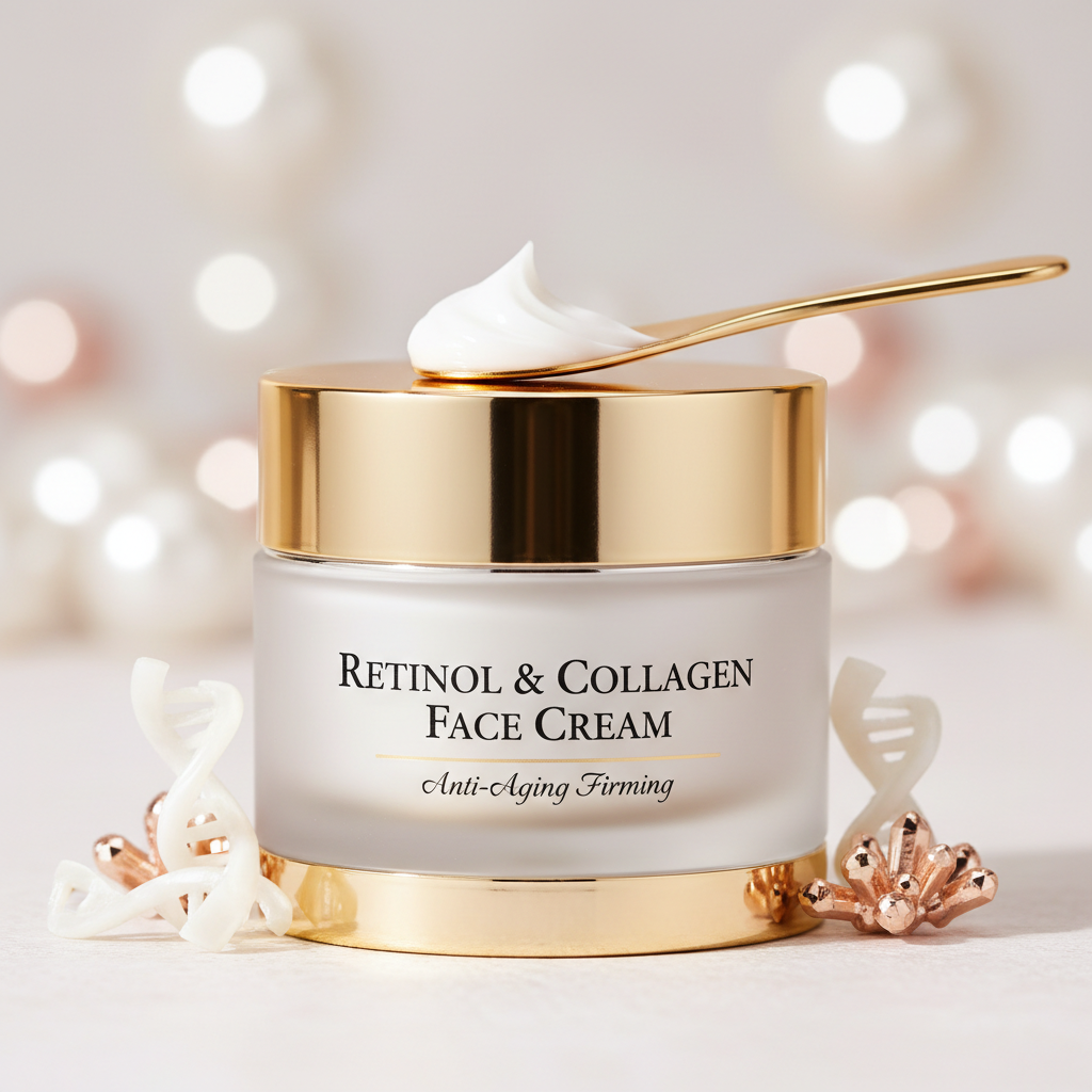 Retinol & Collagen Face Cream 60g, Anti-Aging Firming