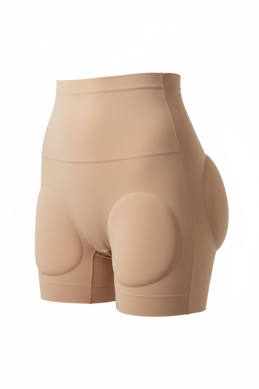 Women Butt Lifter Panty, Fake Buttock Body Shaper, Padded Underwear, High Waist Tummy Control